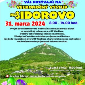 Velkonocny vystup na Sidorovo