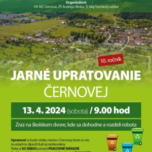 Jarne upratovanie Cernovej