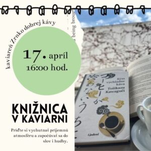 Kniznica v kaviarni