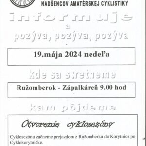 Otvorenie cyklosezony 2024