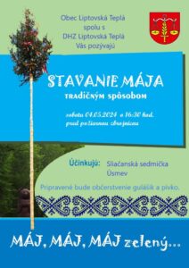Stavanie maja Tepla