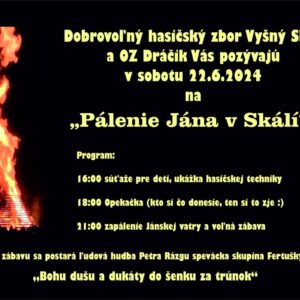 Palenie Jana v Skali