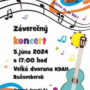 Zaverecny koncert Dotyk