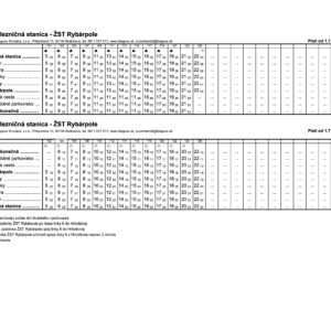 5b_Železničná stanica - ŽST Rybárpole - Hrabovo