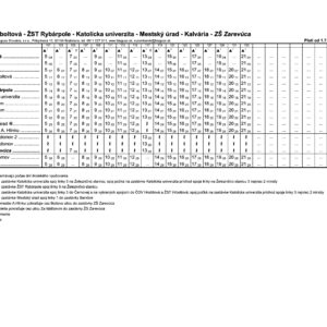 6b_Hrboltová - ŽST Rybárpole - Katolícka univerzita - Mestský úrad - Kalvária - ZŠ Zarevúca