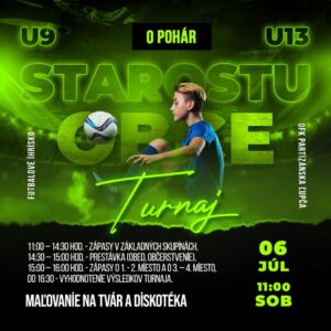 Futbalovy turnaj o pohar starostu obce Lupca