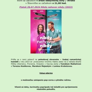 Letne kino Stiavnicka