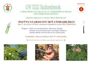 Okresny den zahradkarov
