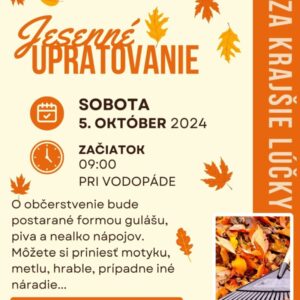 Jesenne upratovanie Lucky