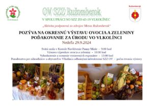 Podakovanie za urodu vo Vlkolinci