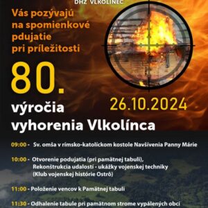 80. vyrocie vyhorenia Vlkolinca