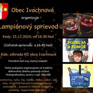 Lampionovy sprievod Ivachnova