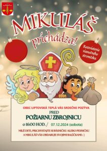 Mikulas prichadza Tepla
