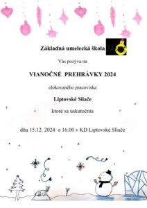 Vianocne prehravky 2024 Sliace