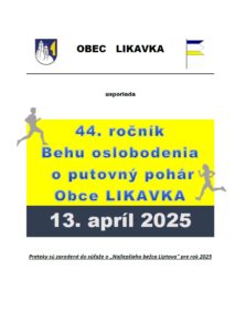 Beh oslobodenia o putovny pohar obce Likavka