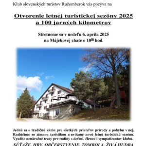 Otvorenie letnej turistickej sezony 2025
