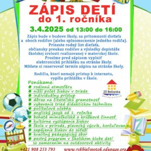 Zapis ZS Biely Potok