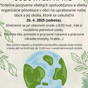 Jarne upratovanie Lupca