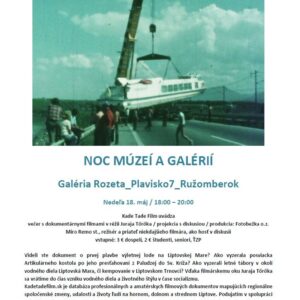 Noc muzei a galerii Rozeta