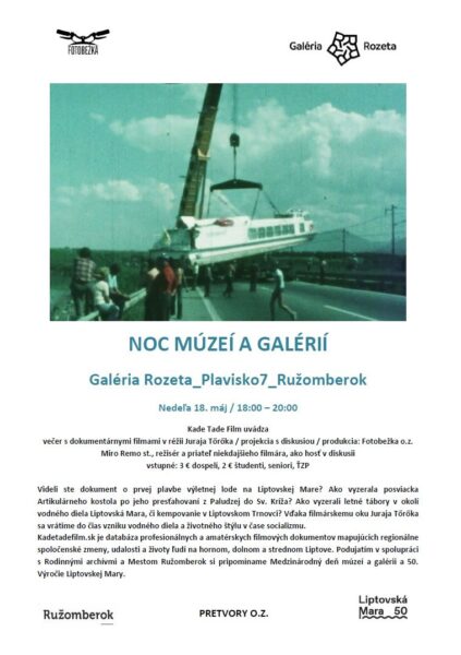 Noc muzei a galerii Rozeta