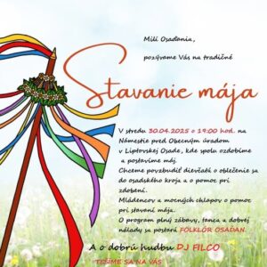 Stavanie maja Osada