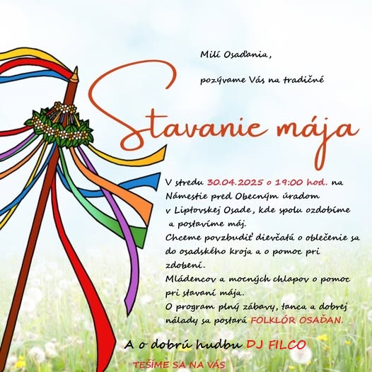 Stavanie maja Osada