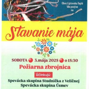 Stavanie maja Tepla