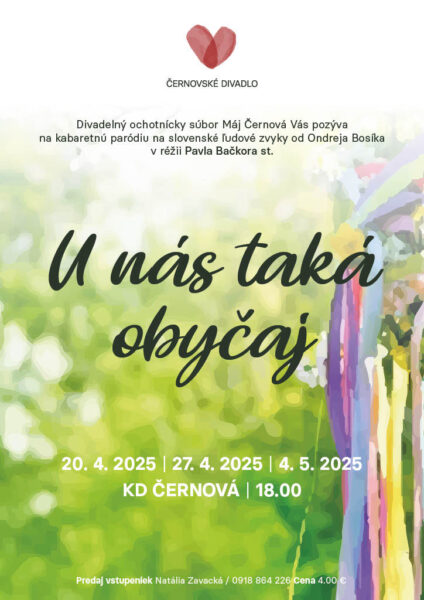 U nás taká obyčaj
