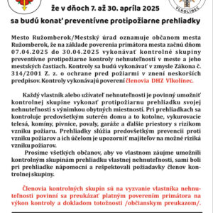 vlkolínec_protipožiarne prehliadky