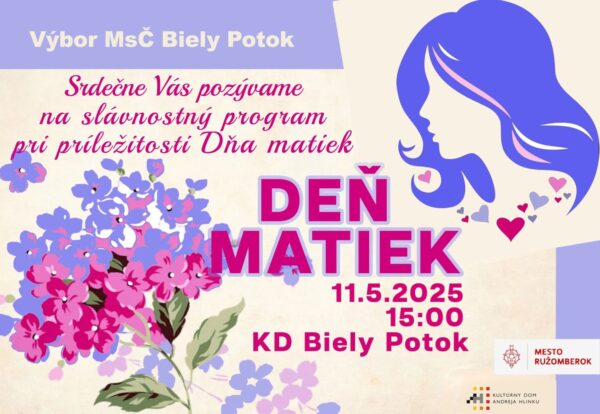 Den matiek Biely Potok