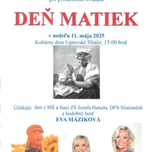 Den matiek Sliace