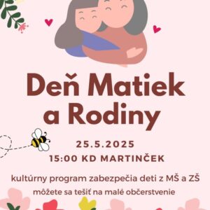 Den matiek a rodiny