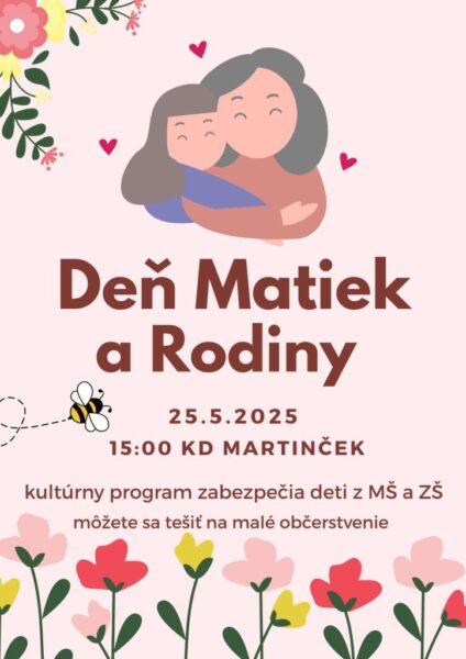 Den matiek a rodiny