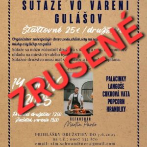 Sutaz vo vareni gulasov zrusena