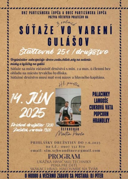Sutaz vo vareni gulasu Lupca