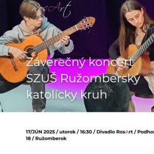 Zaverecny koncert SZUS RKK