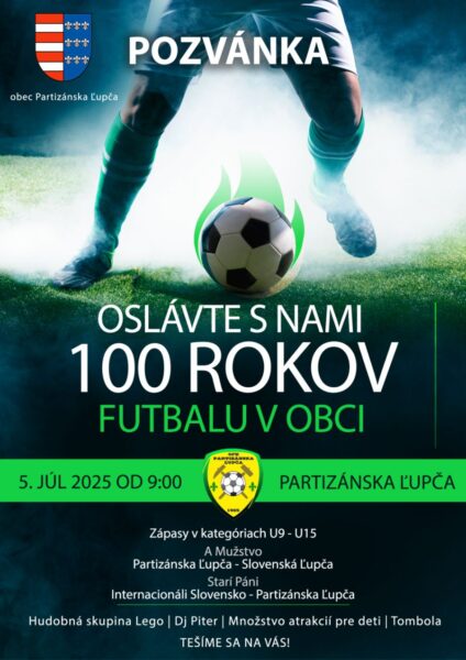 100 rokov futbalu Lupca