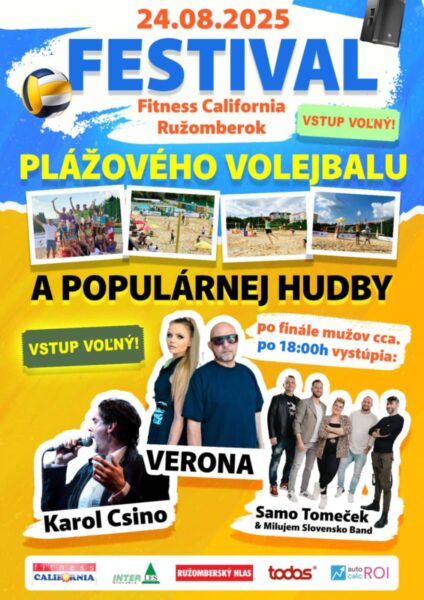 Festival plazoveho volejbalu a popularnej hudby