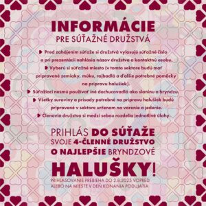 Informacie pre sutazne druzstva