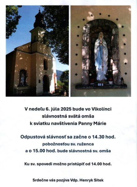 Odpustova slavnost Vlkolinec