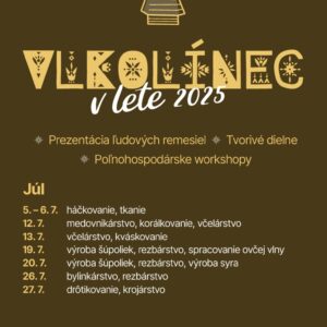 Vlkolinec v lete 2025