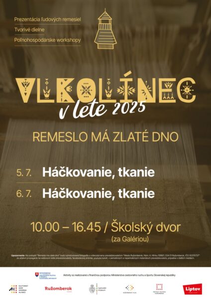 Vlkolinec v lete 2025 víkend 1