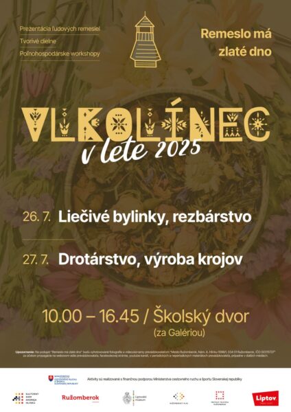 Vlkolínec v lete 2025 víkend 4