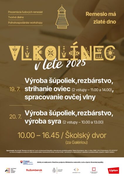 Vlkolinec v lete 3. vikend