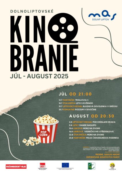Dolnoliptovske kinobranie 2025