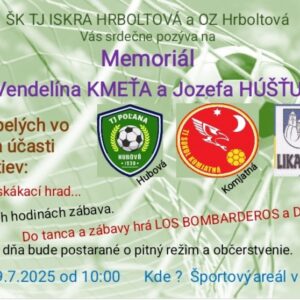 Memorial V. Kmeta a J. Hustu