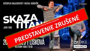 Skaza Titaniku zrusene predstavenie