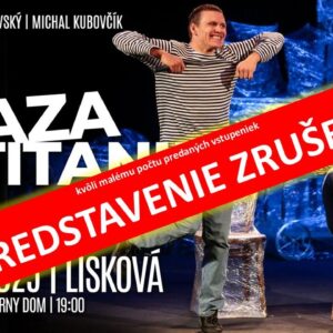 Skaza Titaniku zrusene predstavenie