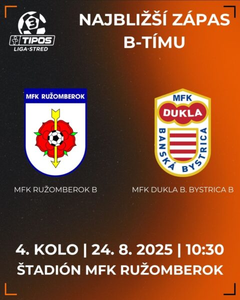 Ruzomberok B - Banska Bystrica B