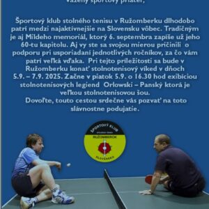 Stolnotenisovy vikend 2
